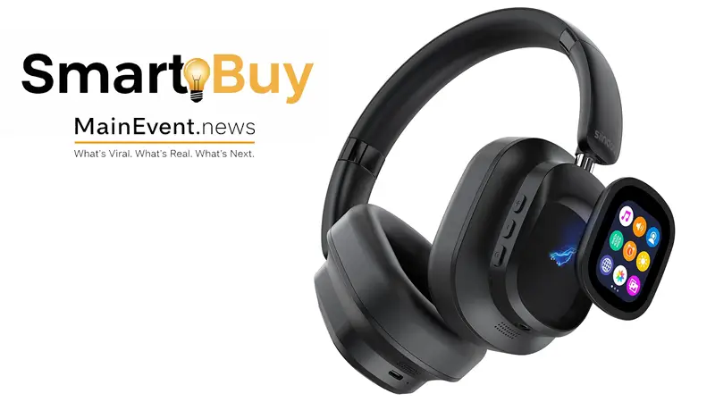 SmartBuy: These Affordable Headphones Have a Built-In Display — And It Detaches Like a Pro Gadget