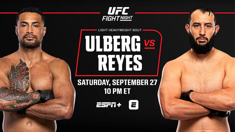 UFC Fight Night Perth Preview Guide: Ulberg vs. Reyes—How to Watch, Full Card, and Ticket Info