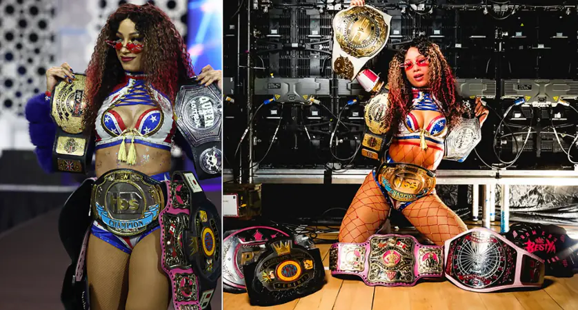 Mercedes Moné Becomes Nine Belts Moné