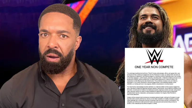 Report: WWE’s Non-Compete Clause Under Fire as David Otunga Breaks Down Andrade Controversy